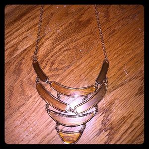 NEW Avon Necklace brown and gold